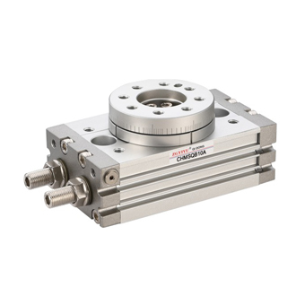 CHMSQ系列(擺臺大小：10-200) 齒輪齒條式擺動氣缸